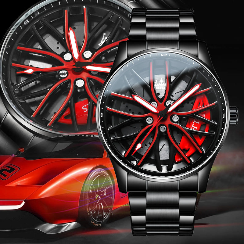 RELÓGIO OLEVS Wheel  LUXO  MASCULINO Á PROVA D'ÁGUA