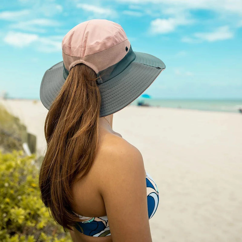 Chapéu de Praia com Proteção UV50 +  Sunclas